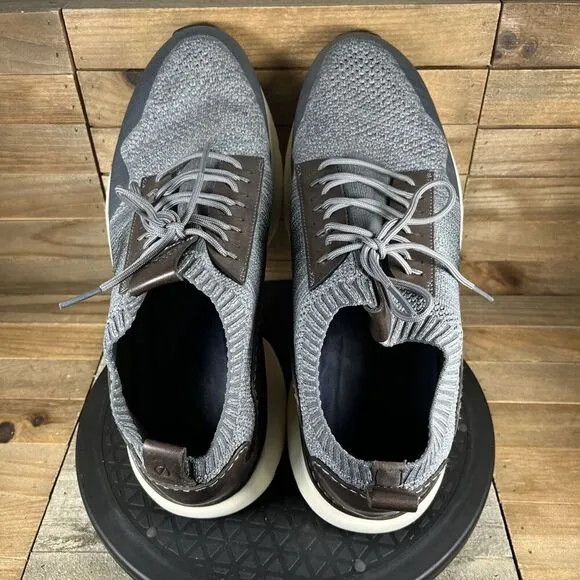 Cole Haan Mens Size 13M Zerogrand All Day Trainer Gray Stitchlite Knit Sneaker