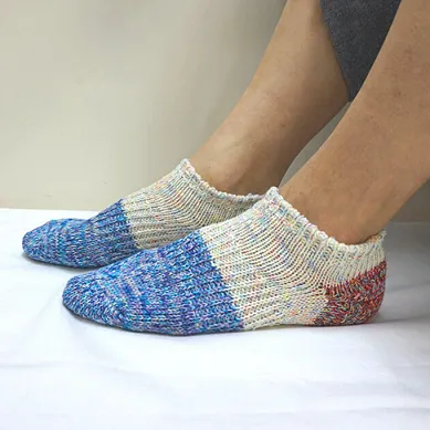 Colourful Hemp Cotton Sneaker Socks