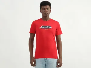 Cotton Printed Round Neck Mens T-shirts