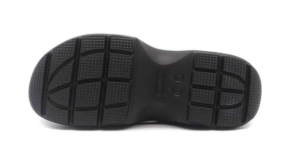 crocs STOMP FISHERMAN SANDAL BLACK