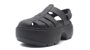 crocs STOMP FISHERMAN SANDAL BLACK