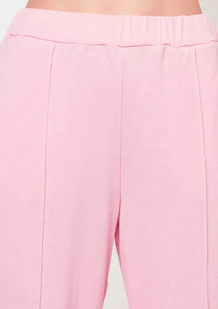 Cut Out Hoodie Top And Pants Set
