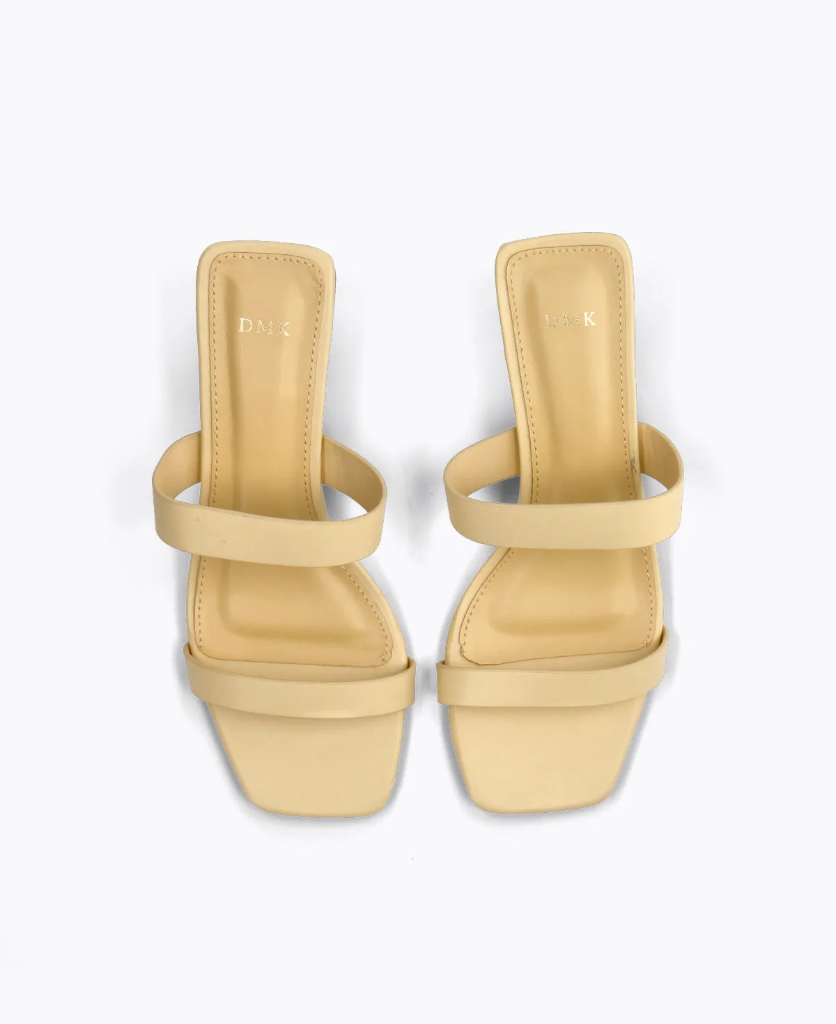 DMK Slip On Blockheel Sandle Yellow