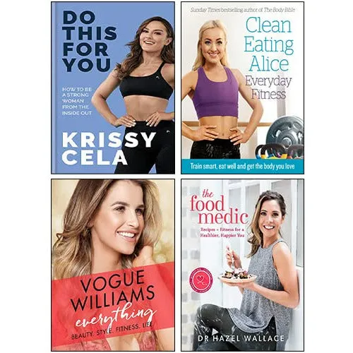 Do This for You [Hardcover], Everything [Hardcover], The Food Medic [Hardcover], Clean Eating Alice Everyday Fitness 4 Books Collection Set