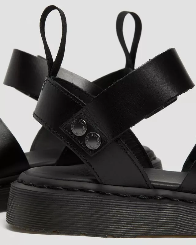 Dr Martens Gryphon Brando Leather Strap Sandals