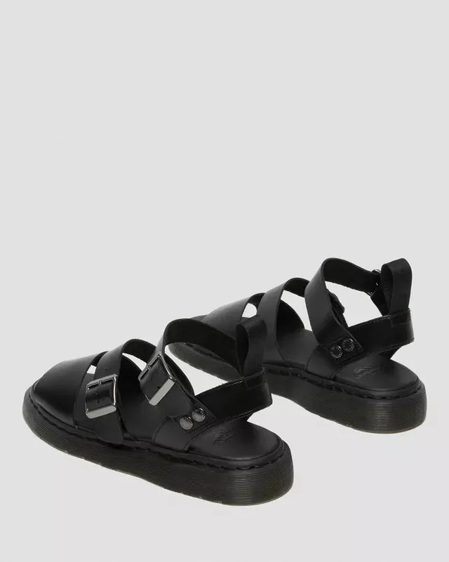 Dr Martens Gryphon Brando Leather Strap Sandals