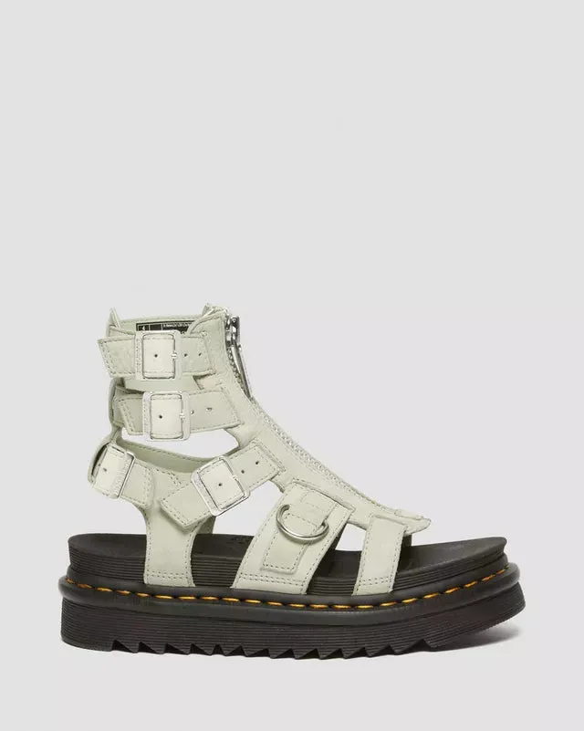 Dr Martens Olson Gladiator Sandals Smoked White Mint