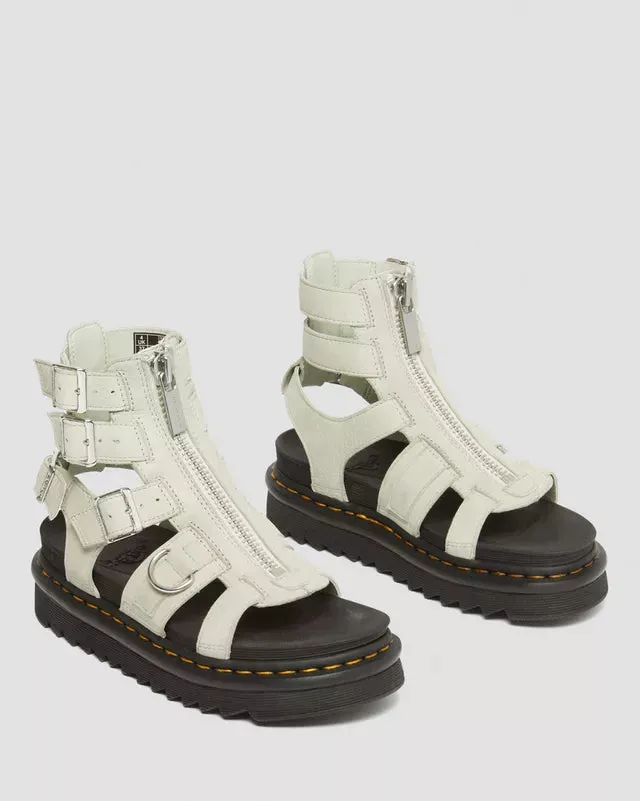 Dr Martens Olson Gladiator Sandals Smoked White Mint