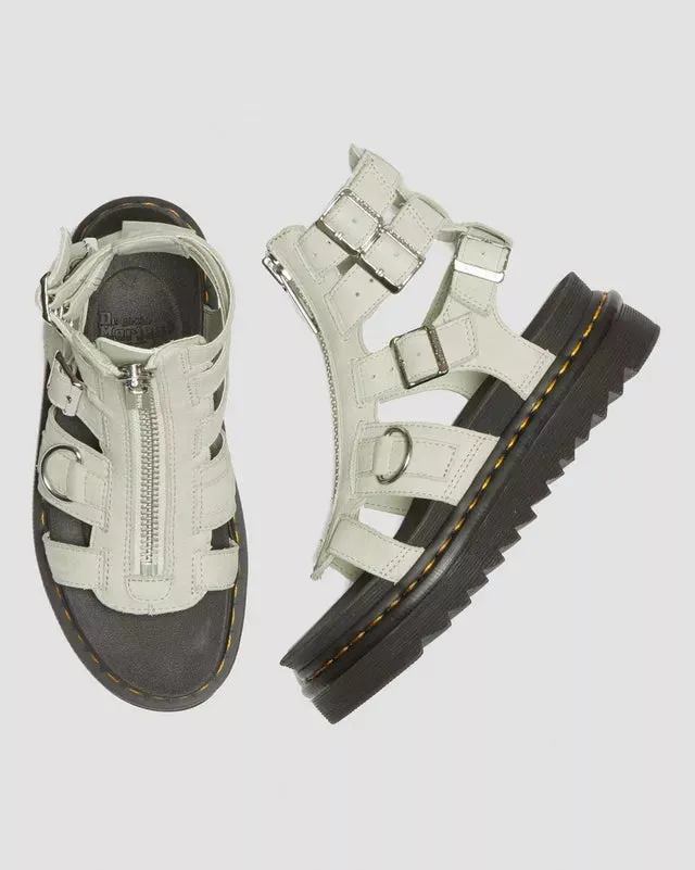 Dr Martens Olson Gladiator Sandals Smoked White Mint