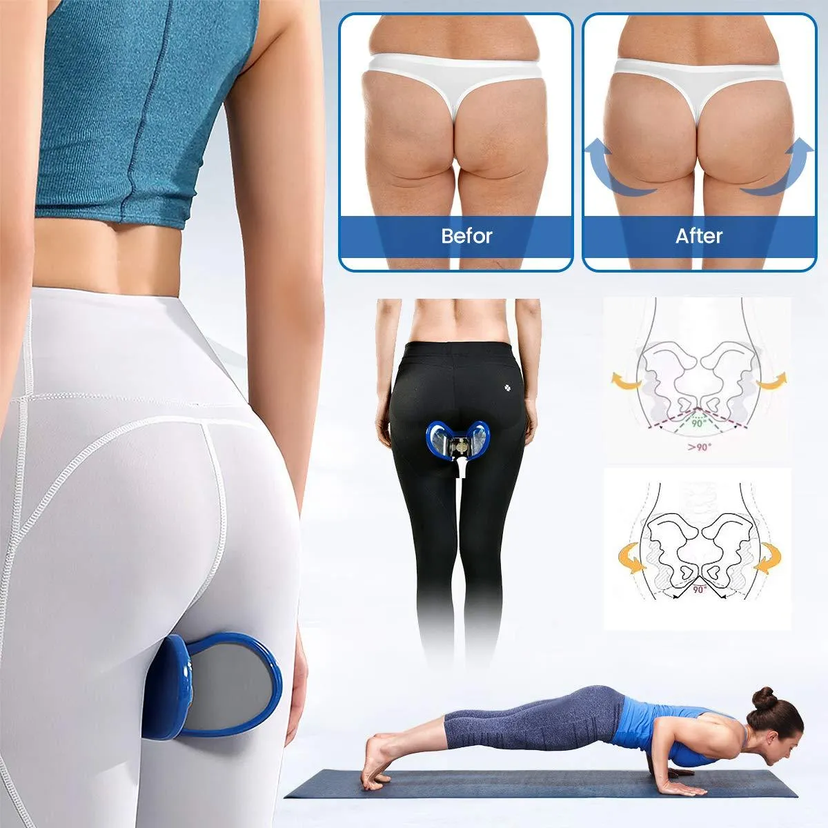 Easy Glute Isolated Hip Trainer Butt Lifting