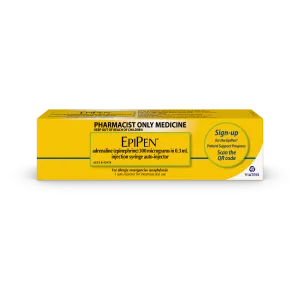 EpiPen Adult Adrenaline 300mcg/0.3mL Auto-Injector