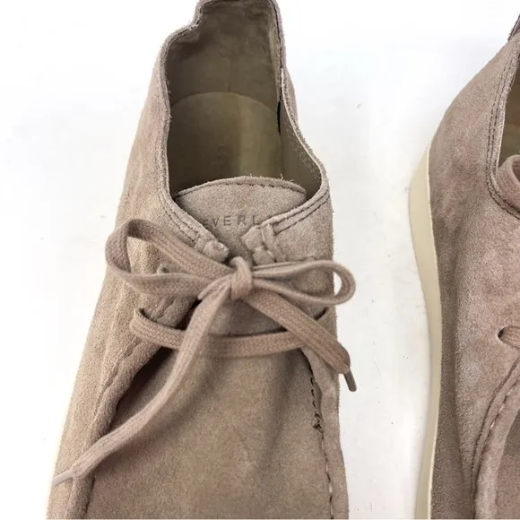Everlane The Desert Shoe in Sepia Suede Taupe Size 12 Genuine suede