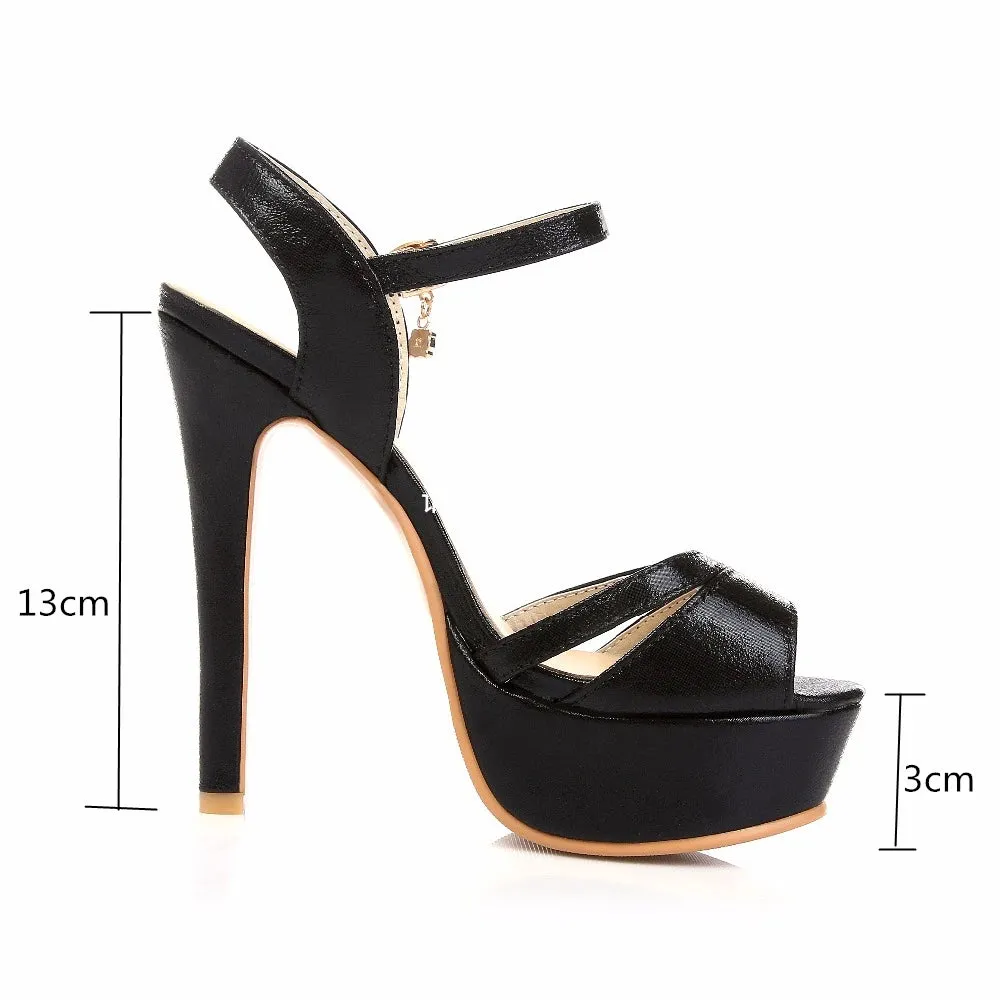 Fashion Women Sandals Summer Sexy High Heel Gladiator Flip Flops Platform Gold Silver Luxury Party Wedding Shoes Female Big Size