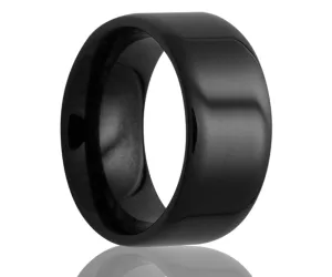 Flat Black Ceramic Ring