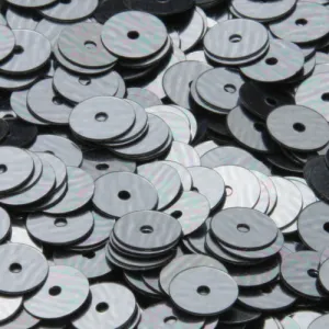 Flat Round Sequin #270 Gray (Metallic)