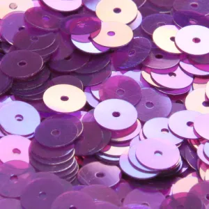 Flat Round Sequin #321 Dark Purple (Transparent Iris)