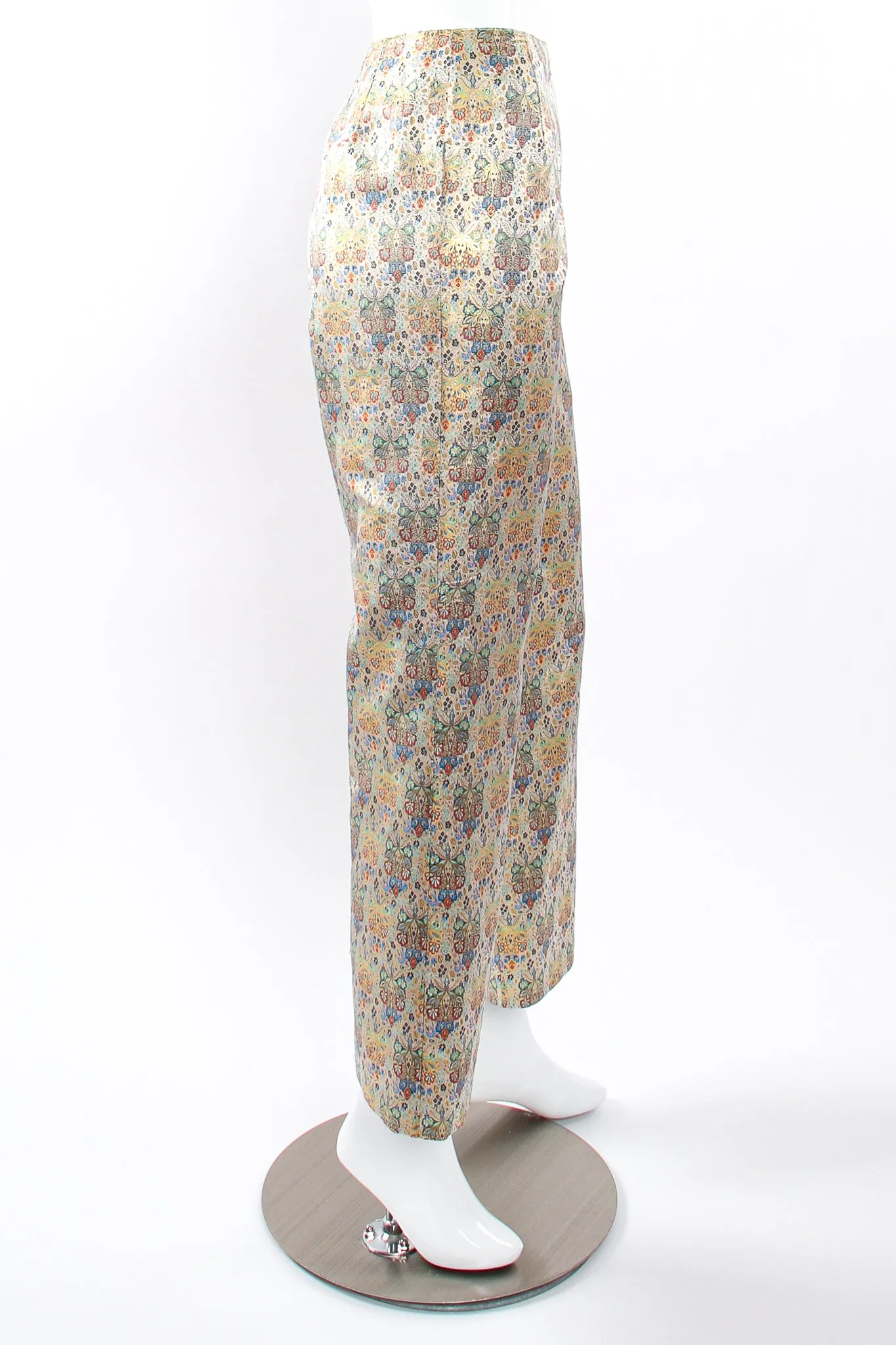 Floral Butterfly Brocade Pant