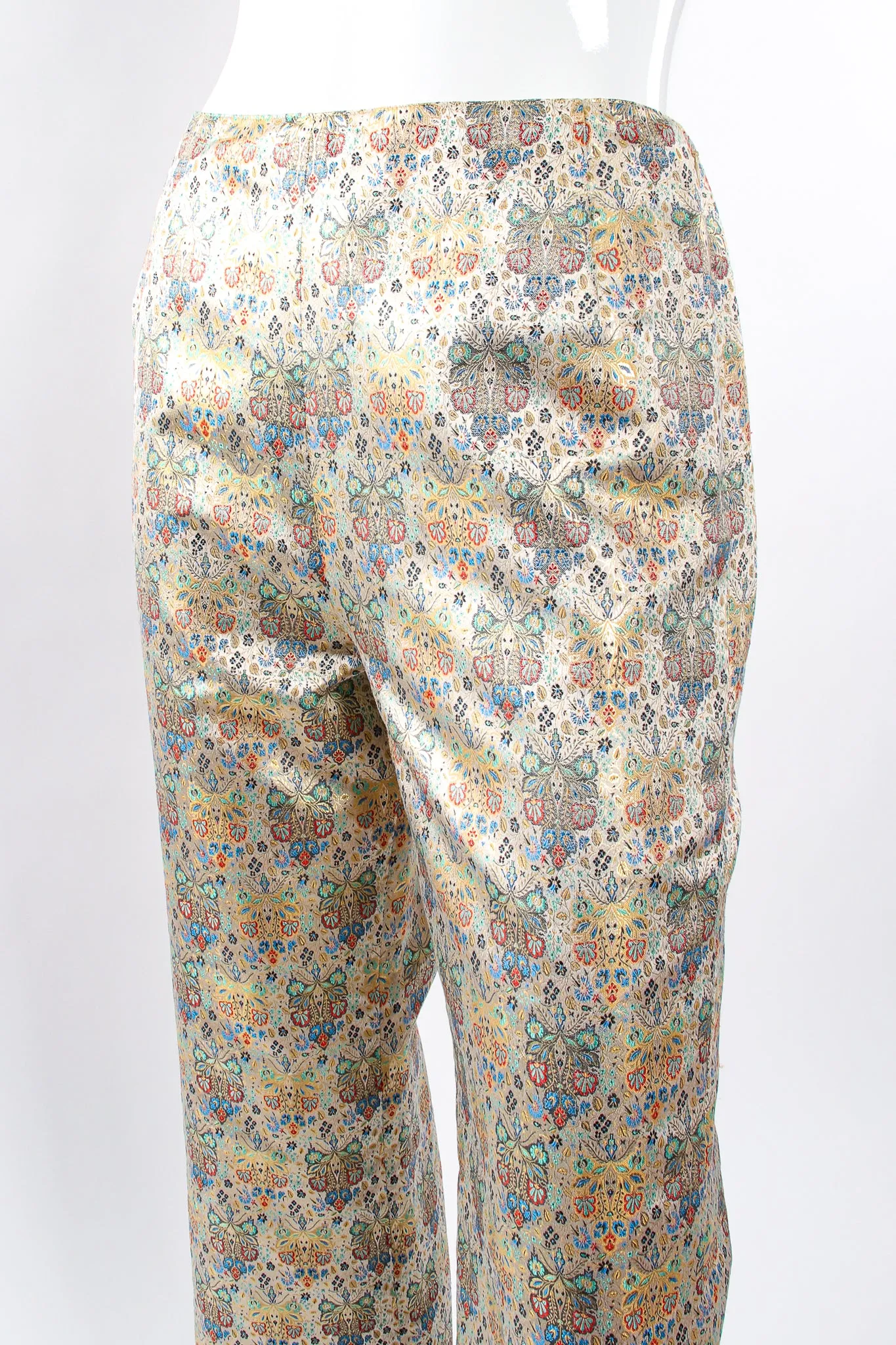 Floral Butterfly Brocade Pant