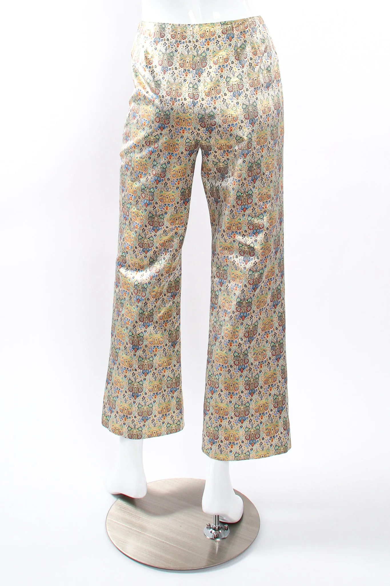 Floral Butterfly Brocade Pant