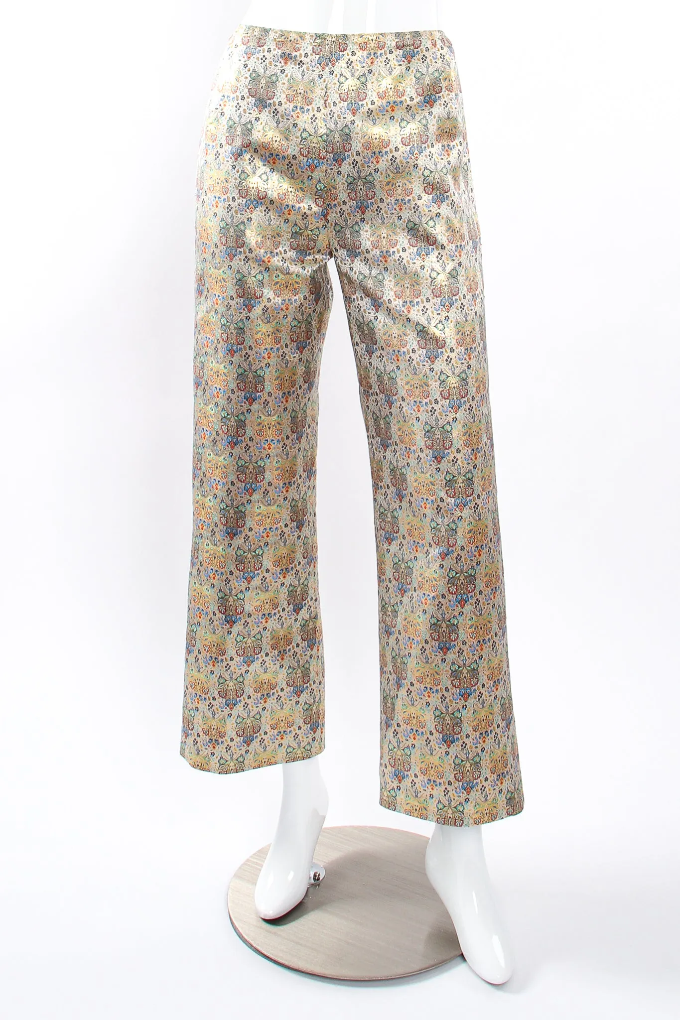 Floral Butterfly Brocade Pant
