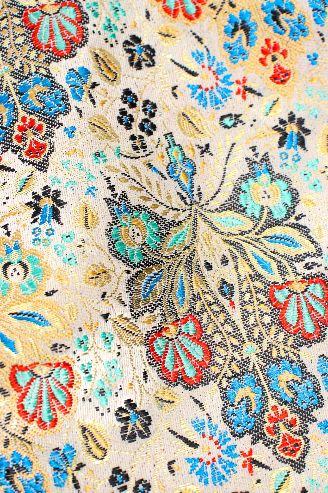 Floral Butterfly Brocade Pant