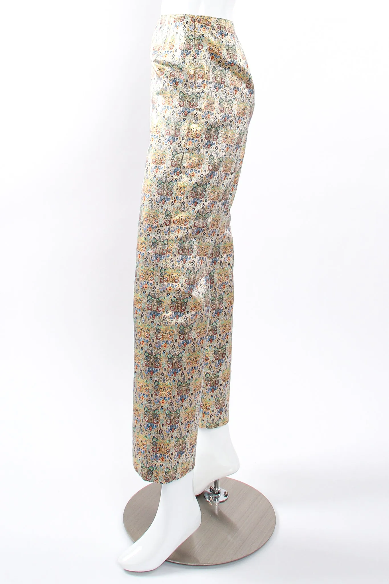 Floral Butterfly Brocade Pant