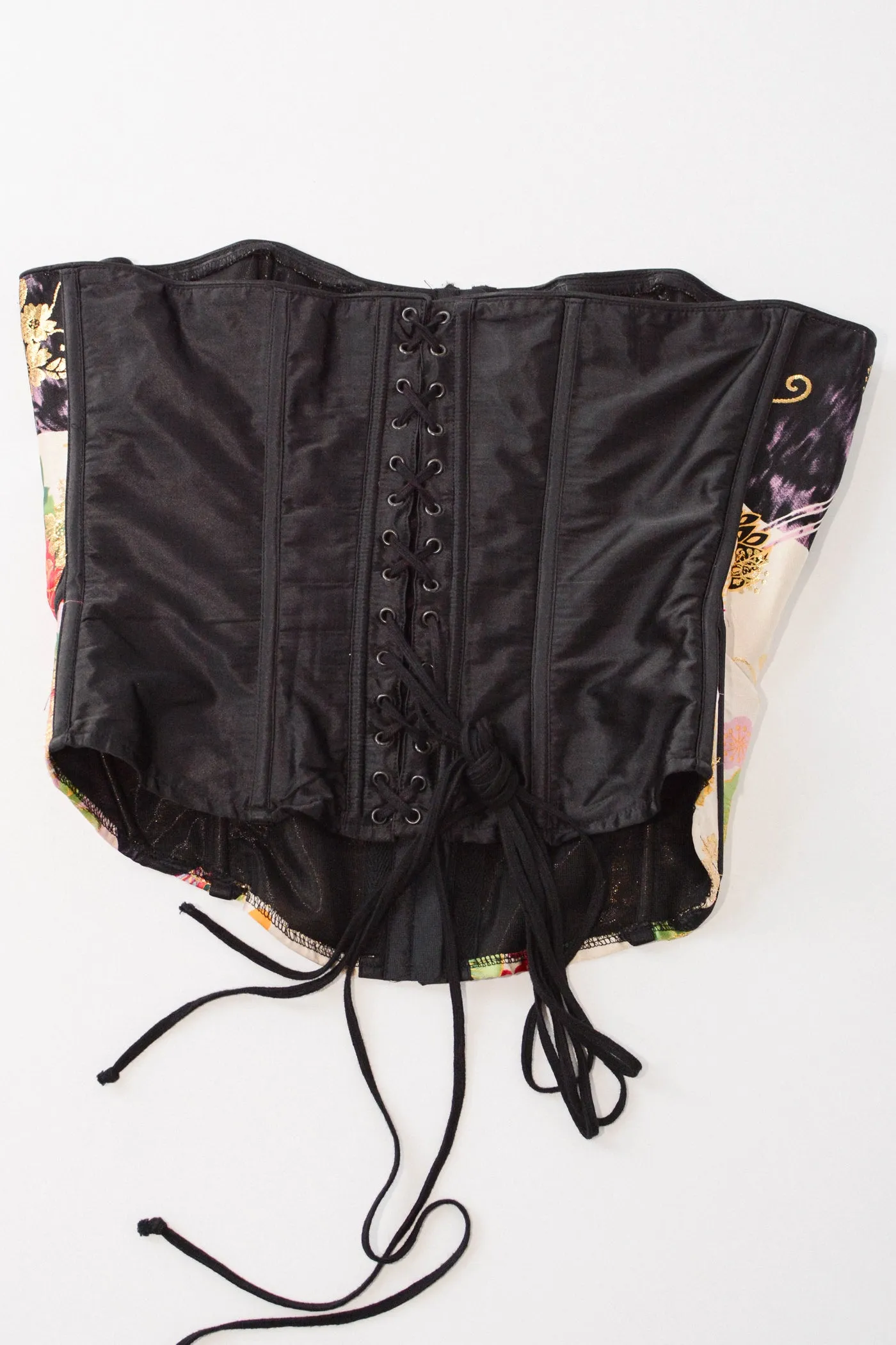 Frederick's of Hollywood Metallic Floral Corset