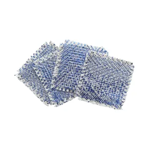 Fringed Coaster - Blue Melville