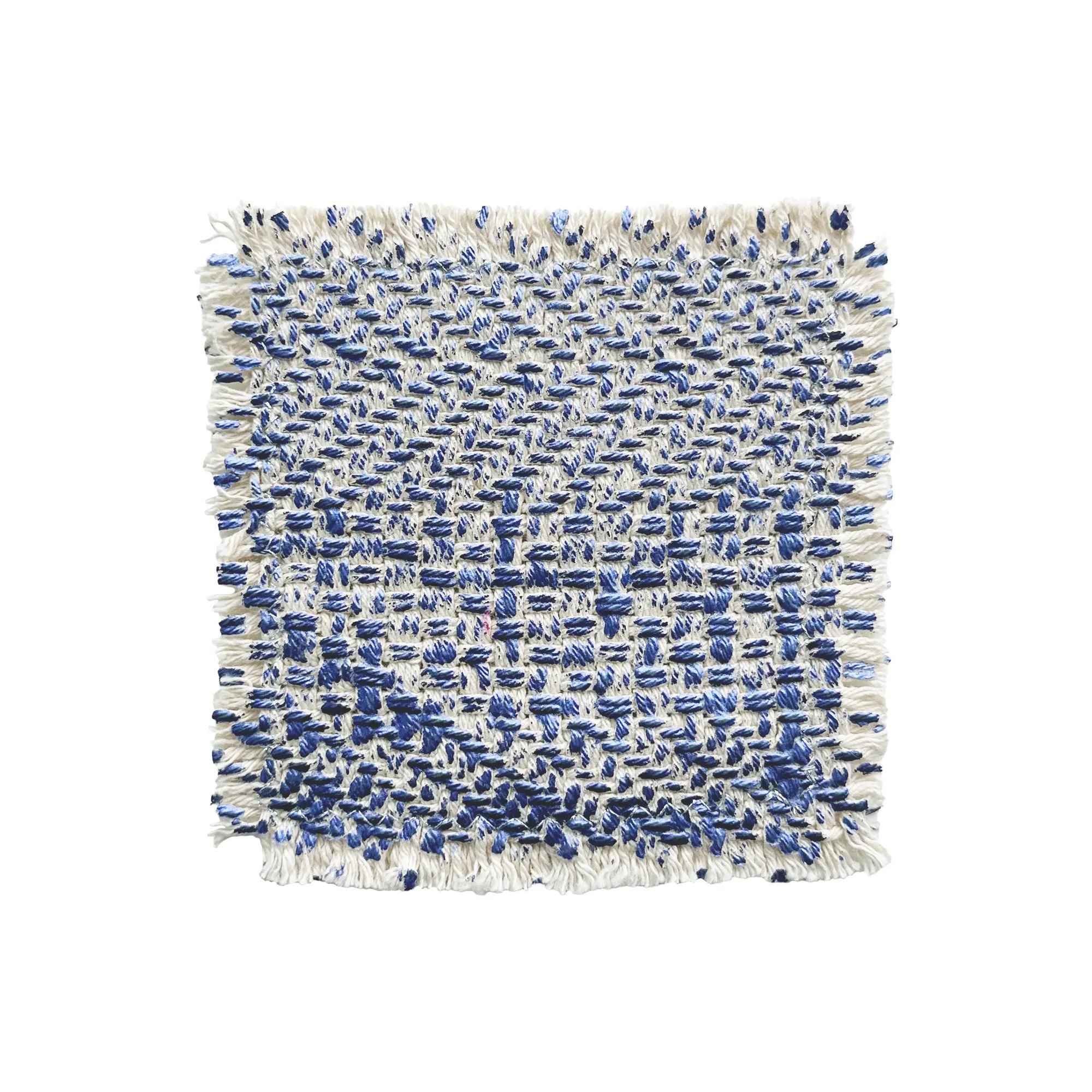 Fringed Coaster - Blue Melville