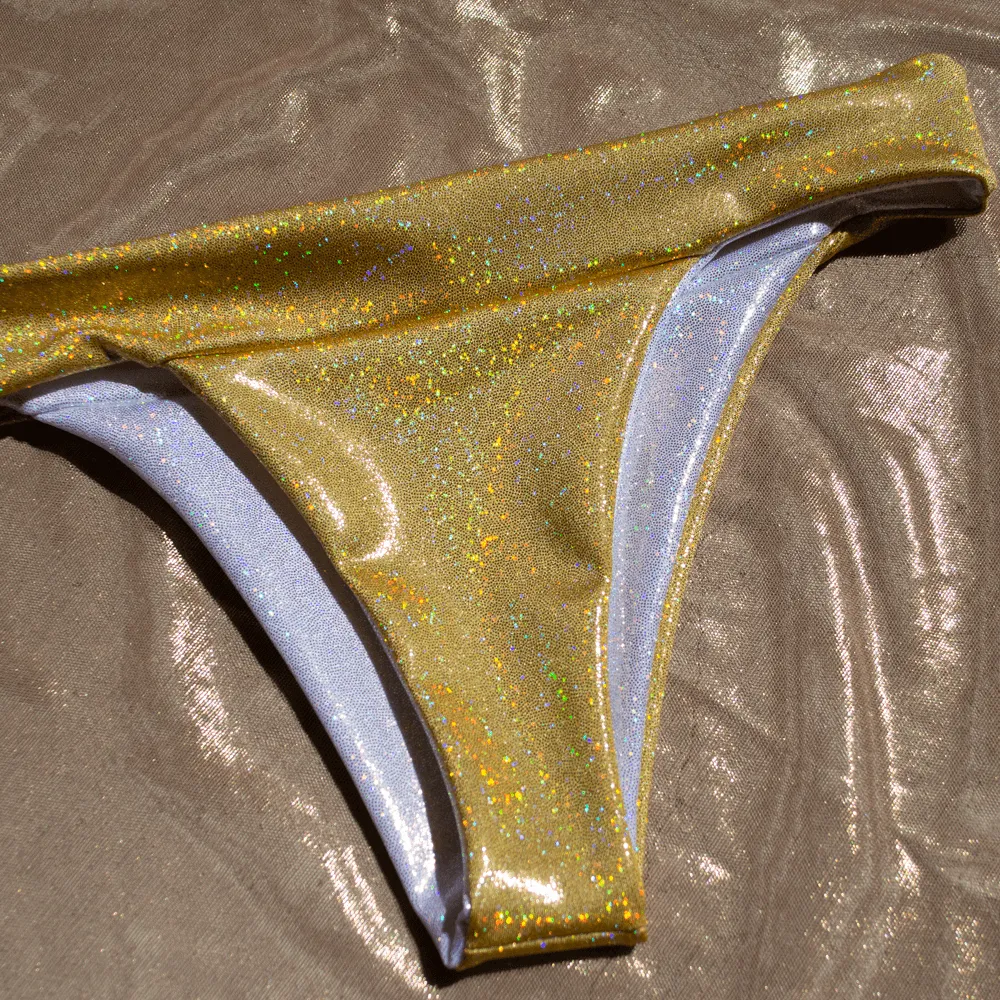 Gold/Silver Foil Reversible Bombshell Bottom