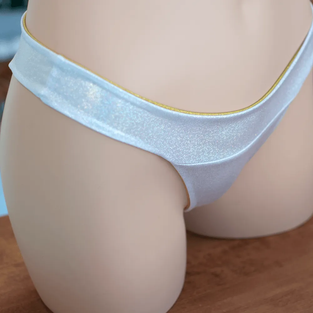 Gold/Silver Foil Reversible Bombshell Bottom