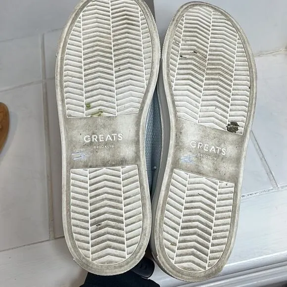 GREATS Men’s Royale Knit Sneakers in Gray.