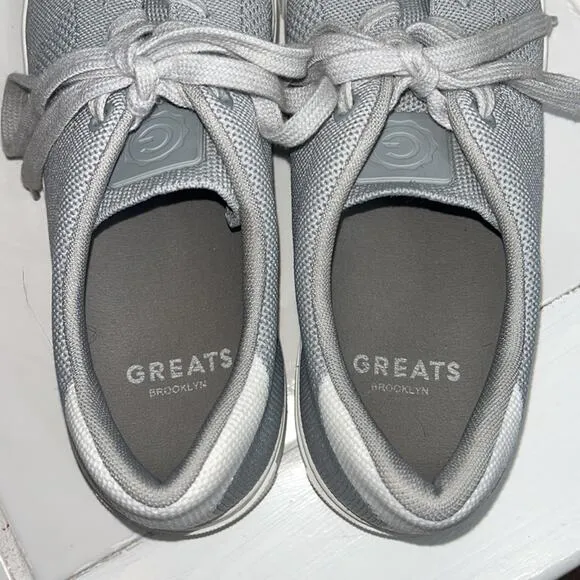 GREATS Men’s Royale Knit Sneakers in Gray.