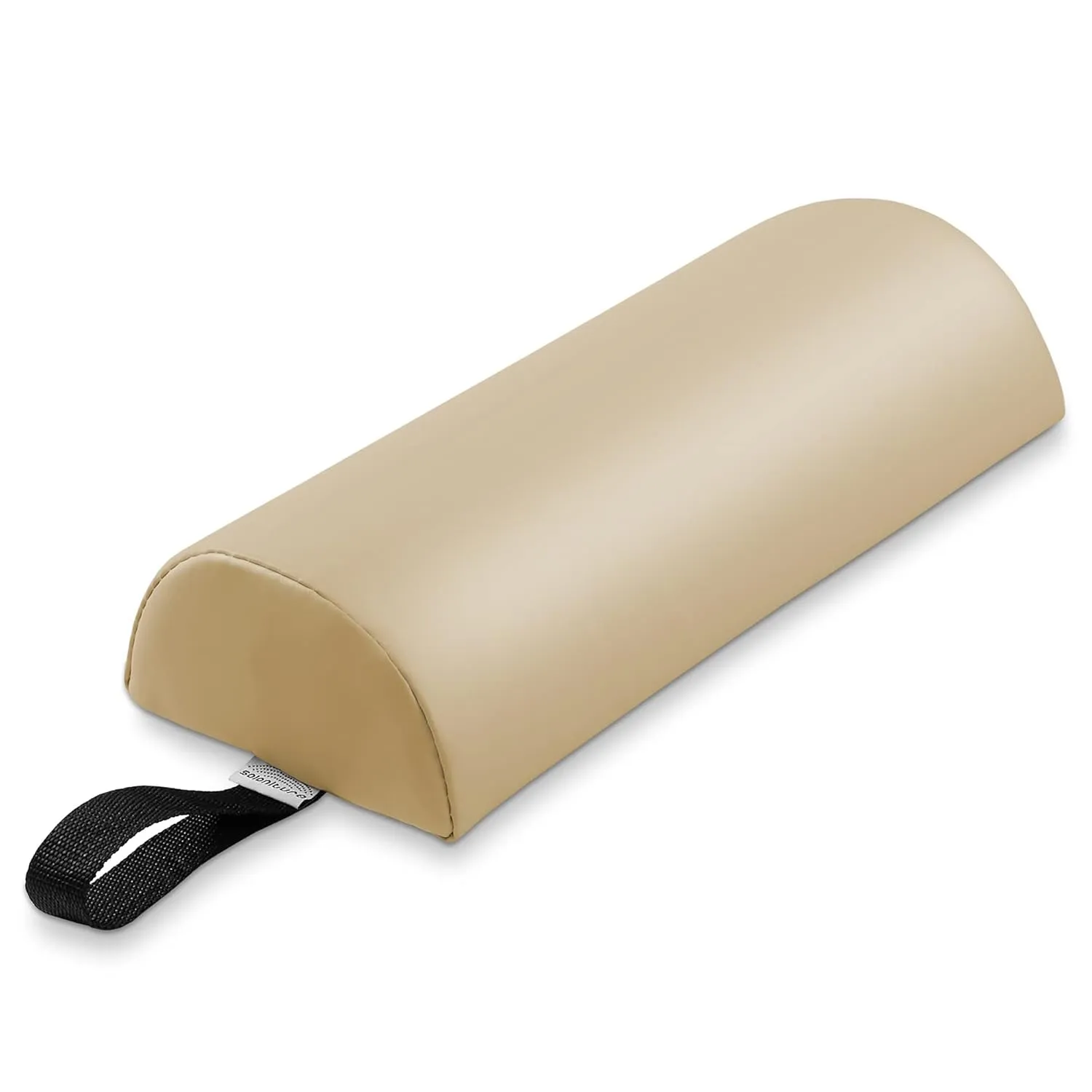 Half round Neck Massage Table Bolster Pillow Pad - 13 X 6 X 3 Inch - Black