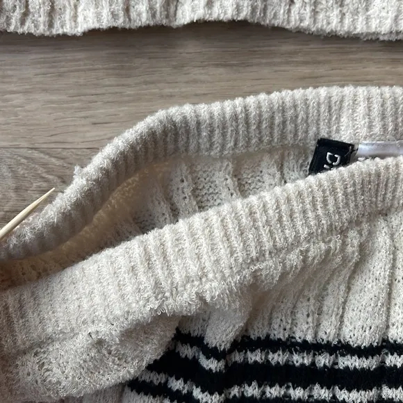 H&amp;M Striped Rib Knit Tank and Pencil Skirt Set size M
