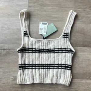 H&amp;M Striped Rib Knit Tank and Pencil Skirt Set size M