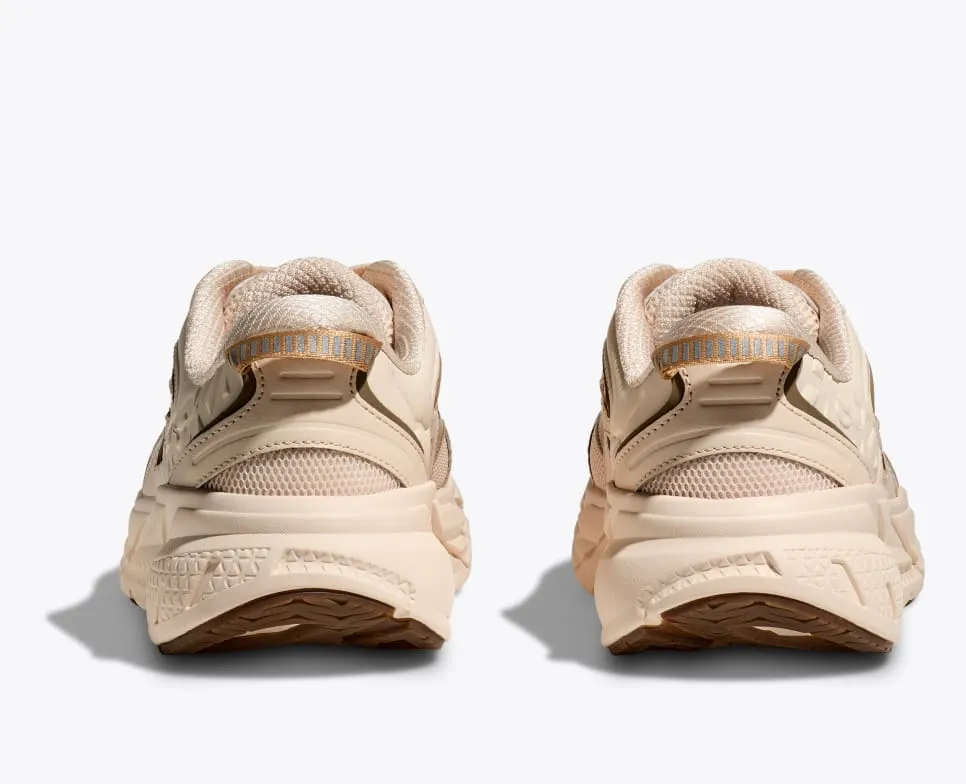 HOKA Unisex's Clifton Athletics - Vanilla/Wheat