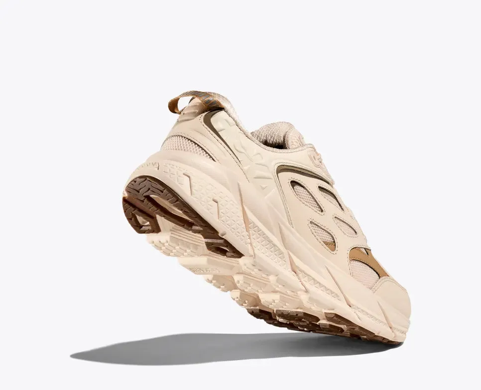 HOKA Unisex's Clifton Athletics - Vanilla/Wheat