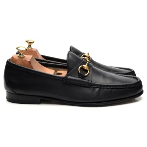 'Horsebit 1953' Black Leather Loafers UK 10