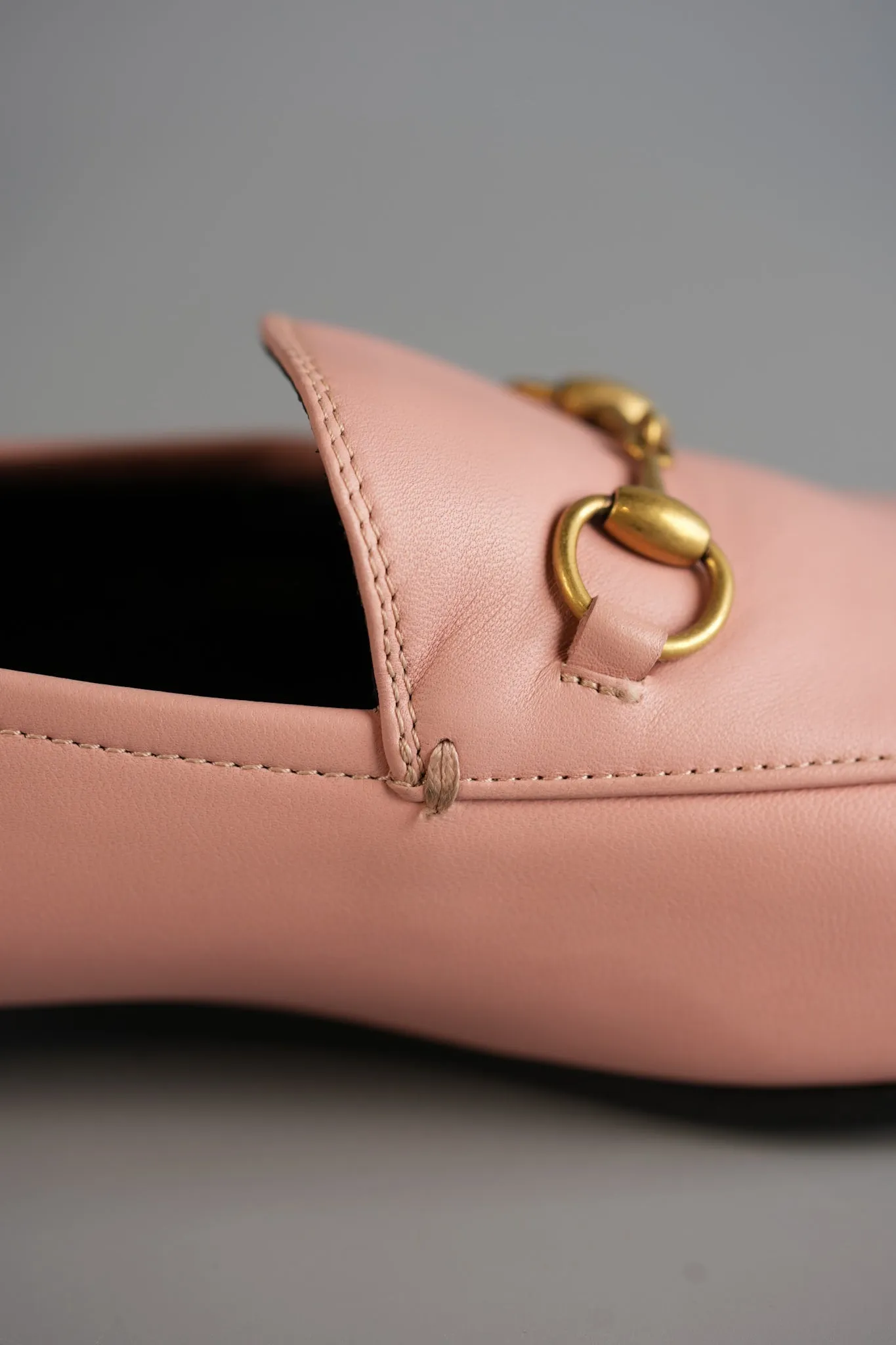 Horsebit Loafer in Pink Leather Size 40 EU (28cm)