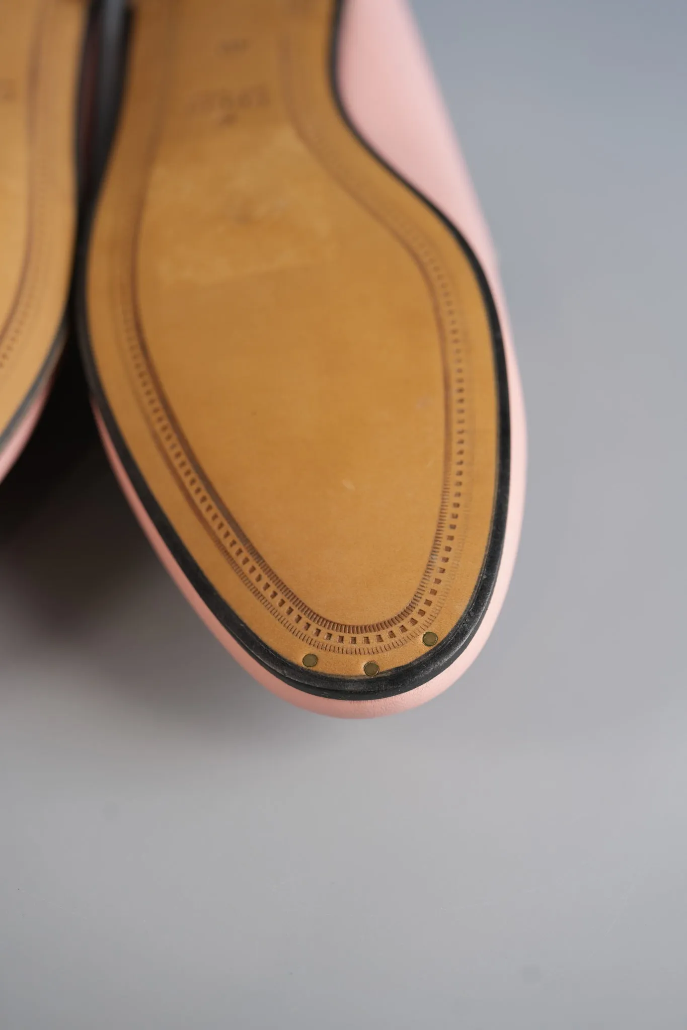Horsebit Loafer in Pink Leather Size 40 EU (28cm)