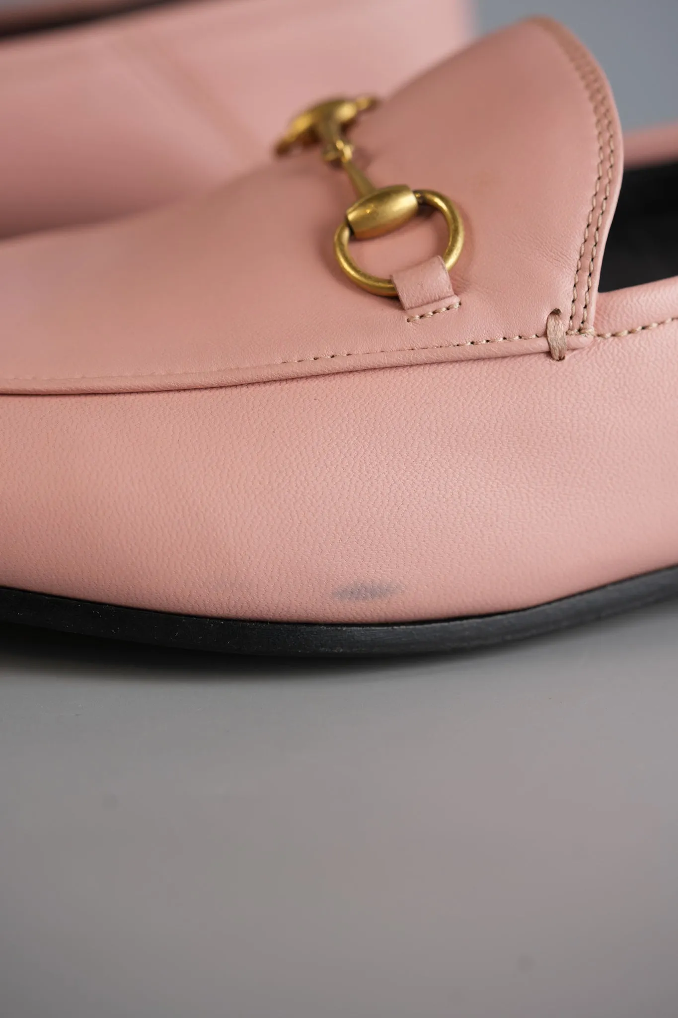 Horsebit Loafer in Pink Leather Size 40 EU (28cm)