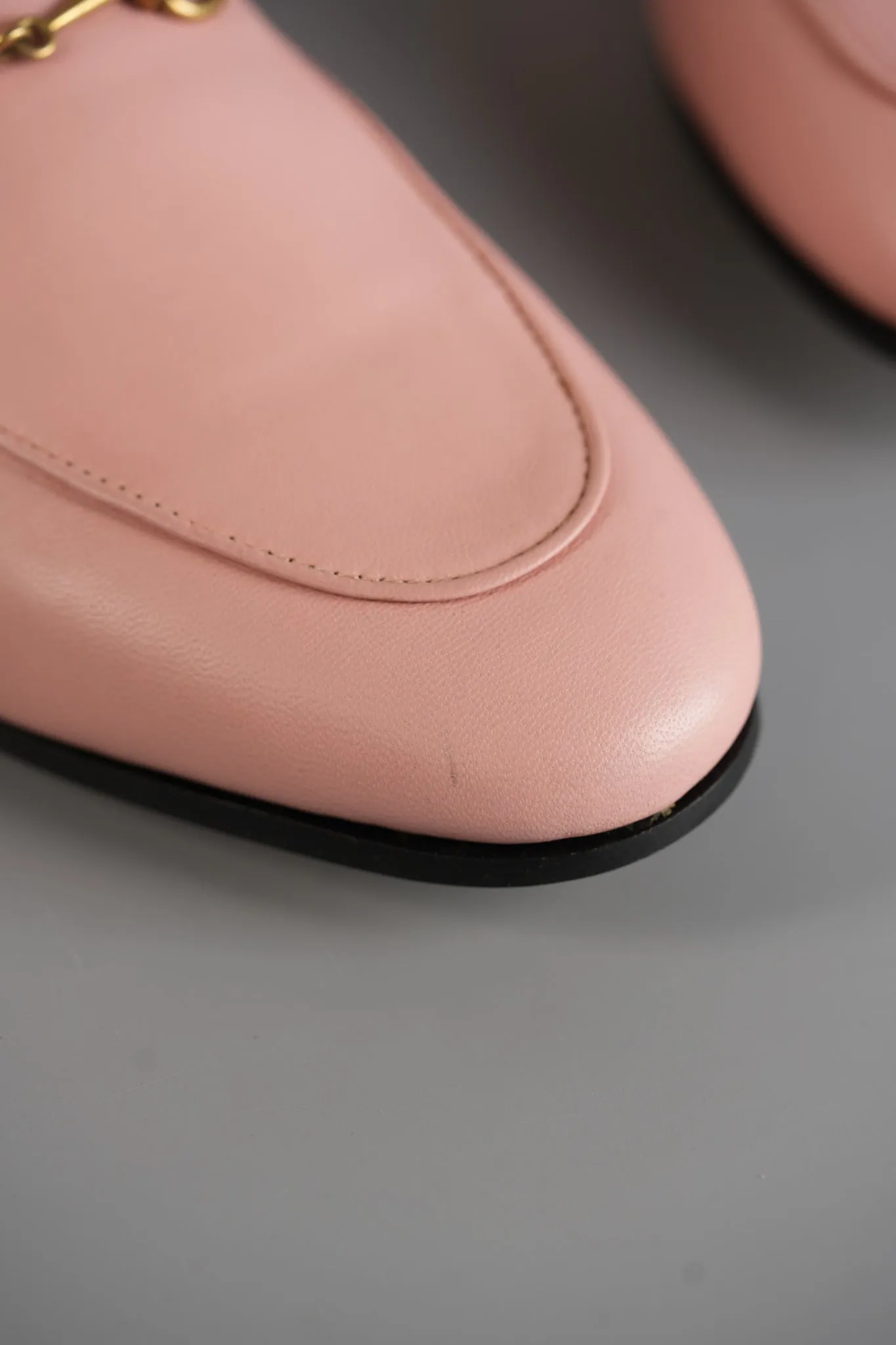 Horsebit Loafer in Pink Leather Size 40 EU (28cm)