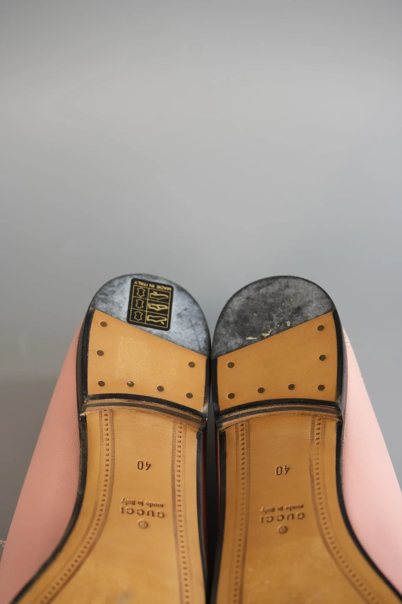 Horsebit Loafer in Pink Leather Size 40 EU (28cm)