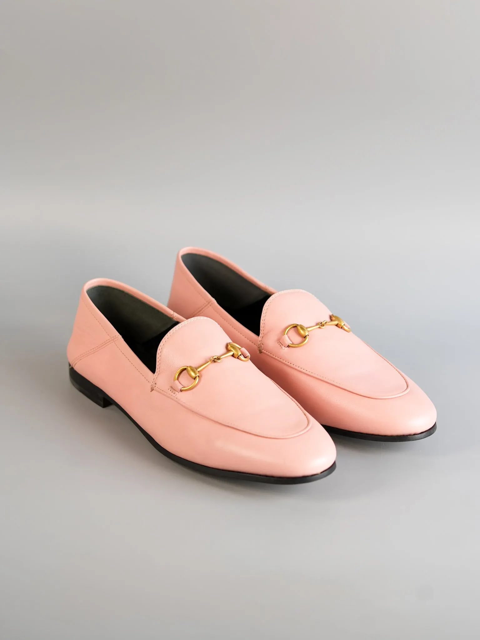 Horsebit Loafer in Pink Leather Size 40 EU (28cm)