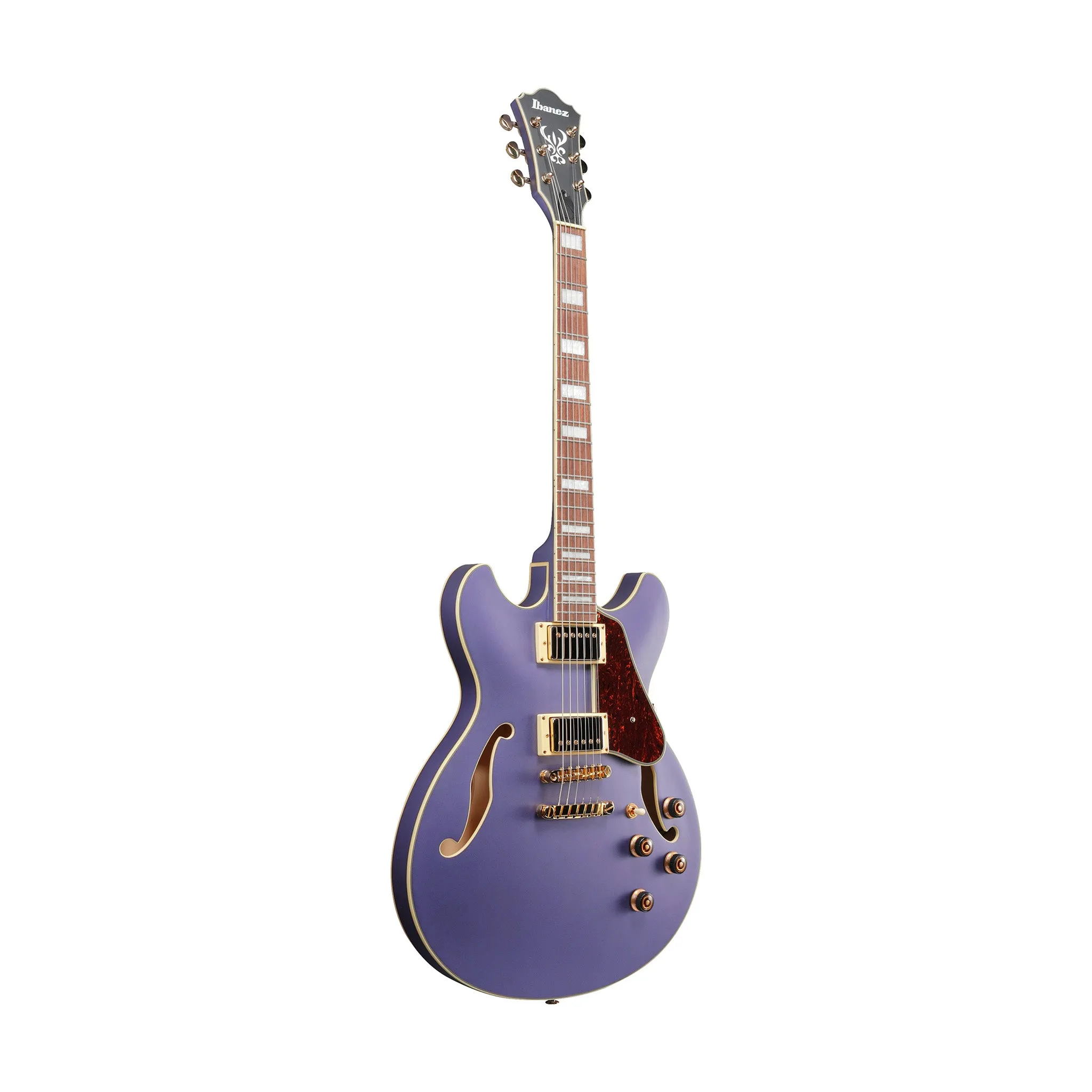Ibanez Artcore AS73G-MPF Electric Guitar, Metallic Purple Flat