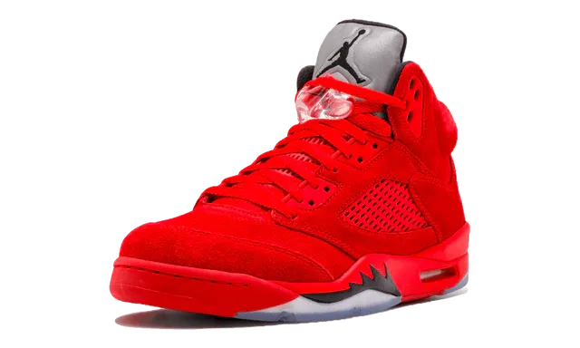Jordan 5 Retro "Red Suede" (Worn)
