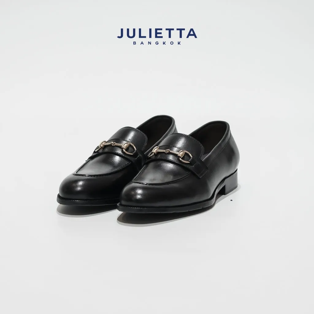 JULIETTA - Horsebit Loafer Calfskin : Black