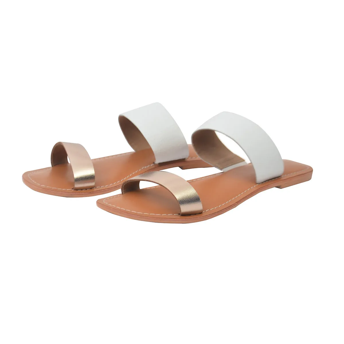 Juno Women Leather Slider