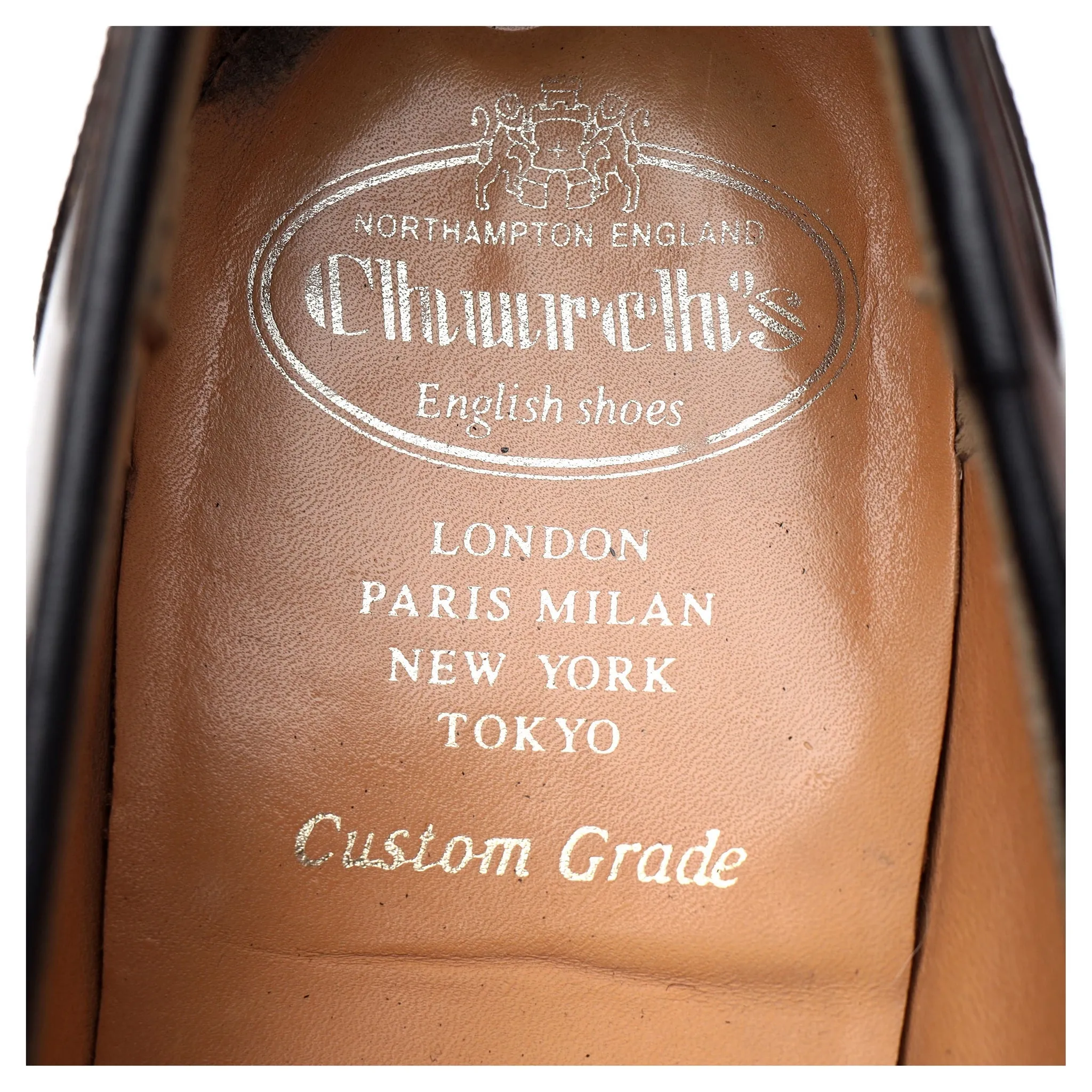 'Kingsley 2' Tan Brown Leather Tassel Loafers UK 8 G